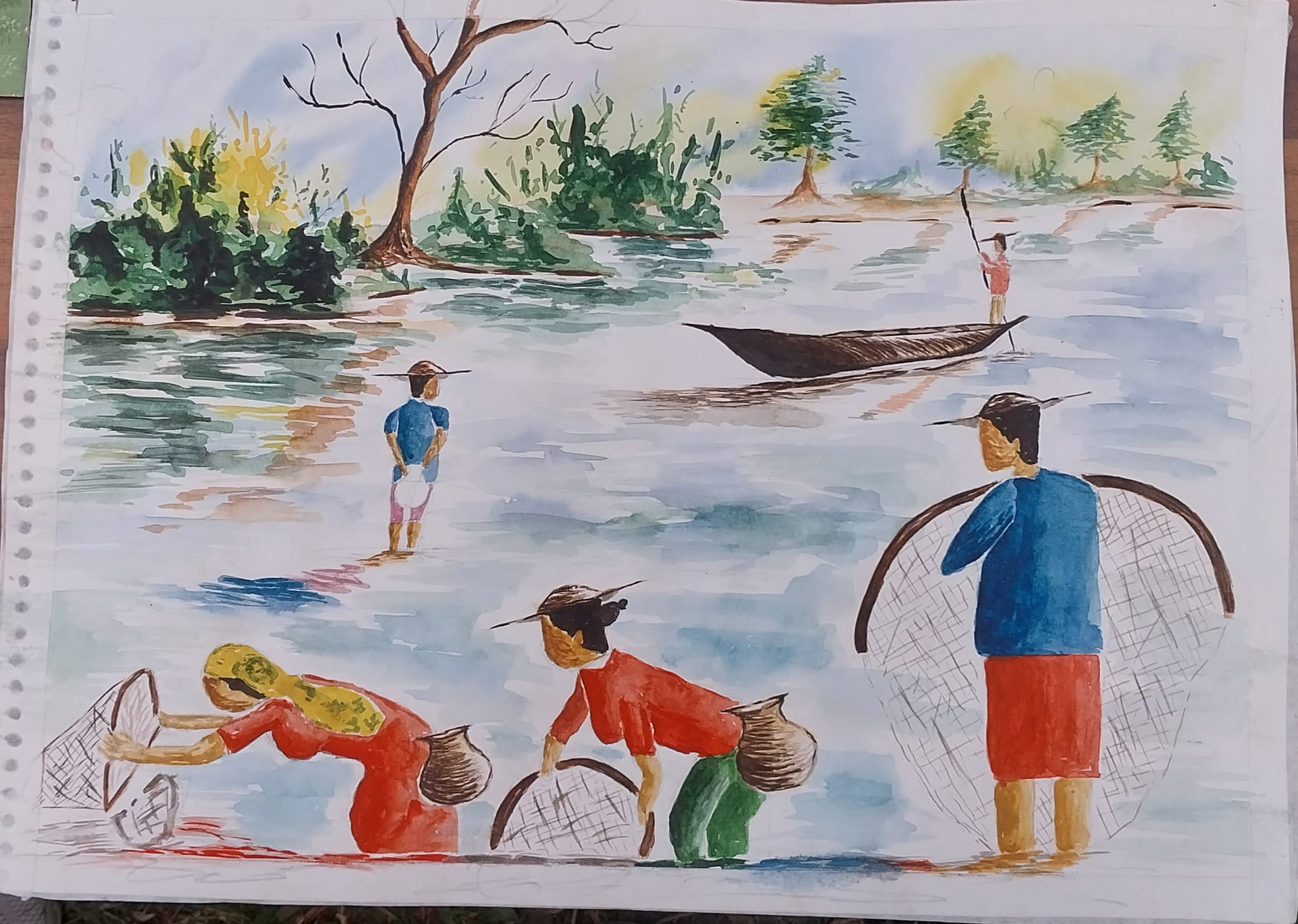 थारु संस्कृति झल्किने चित्रकला प्रतियोगिता सम्पन्न