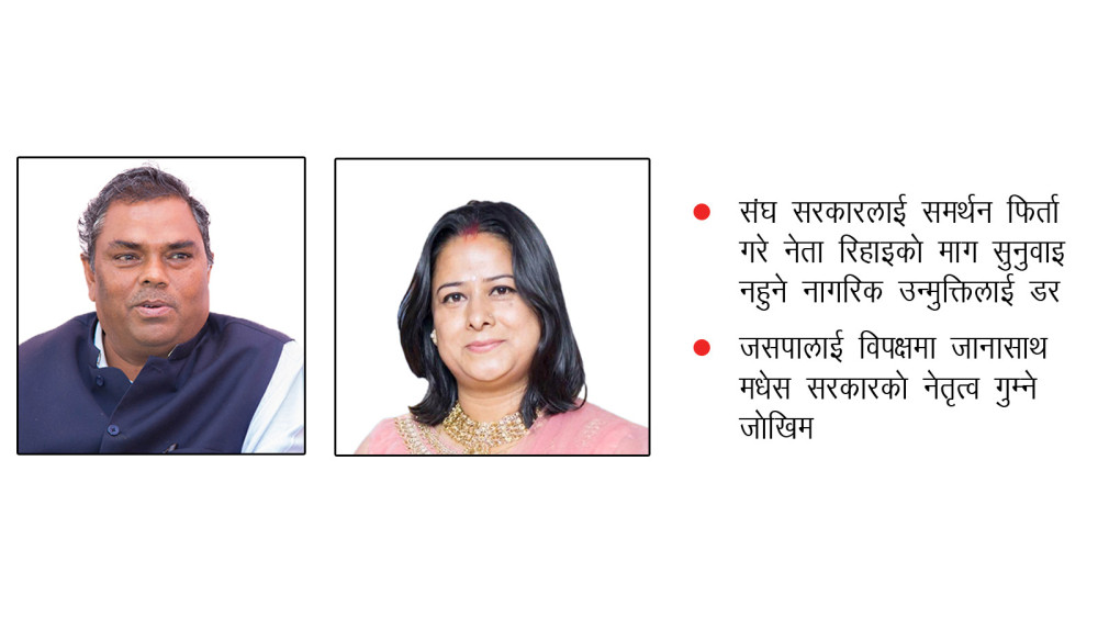 जसपा र नागरिक उन्मुक्ति पार्टी सत्तारूढ कि प्रतिपक्ष ?