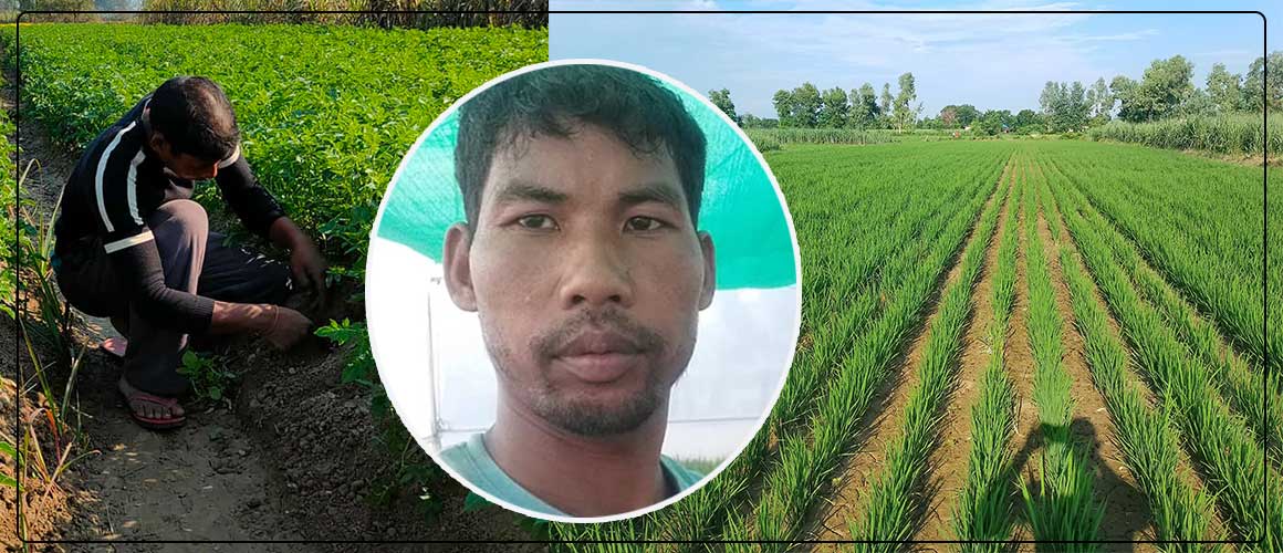 कञ्चनपुरका अगुवा किसान आसरे रानाः मिश्रित बालीबाट मनग्गे आम्दानी