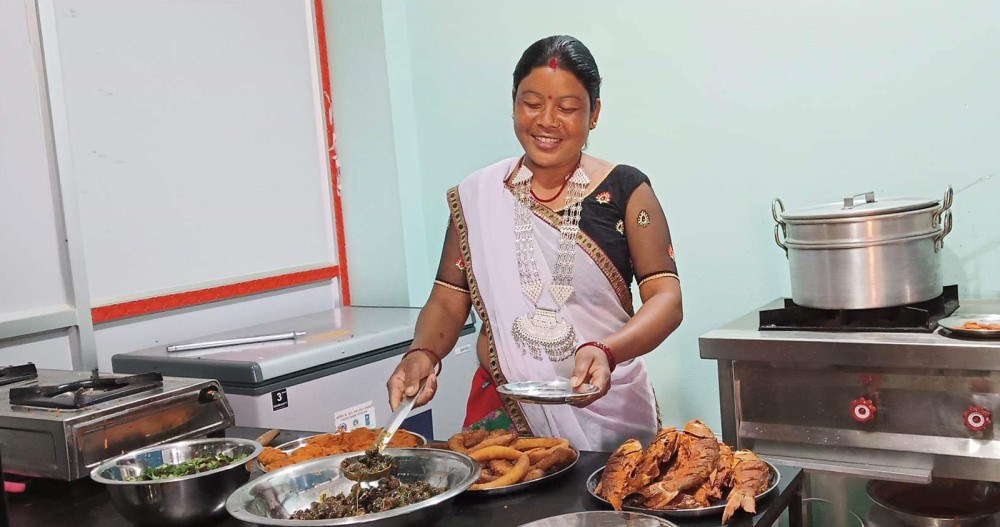 सालझन्डीमा बहुरिया के भान्साघर