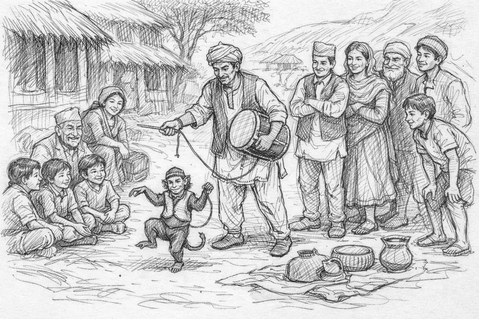 बाँदर, मदारी र हामी 